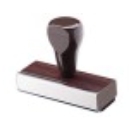 Monogram Hand Stamp - Square