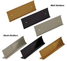 Holders for Nameplate Signs