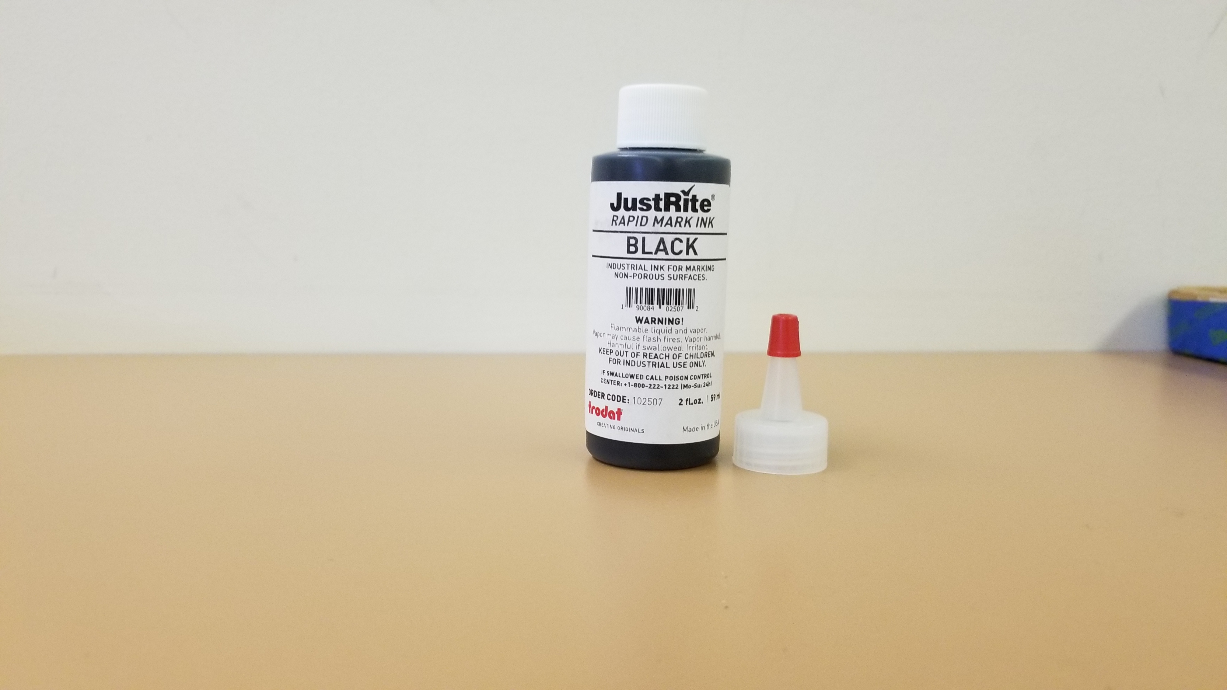 Rapid Mark Quick Dry ink 2 oz.