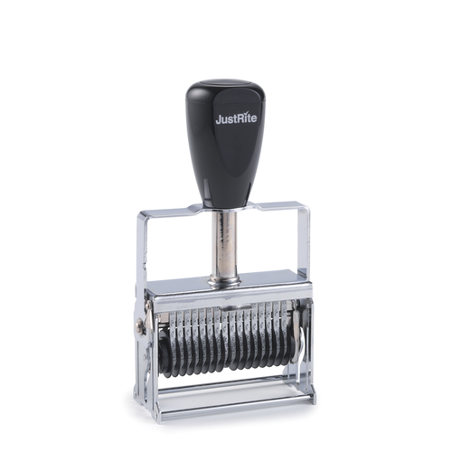 JustRite metal self-inking stamp SIN 0-16