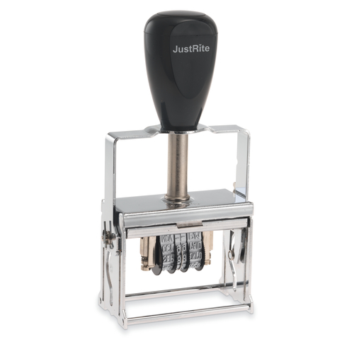 JustRite metal self-inking stamps SI 43-FB