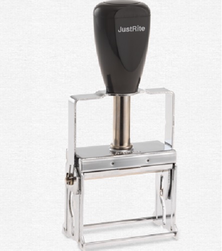 JustRite metal self-inking stamps SI 41-PL