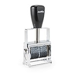 JustRite metal self-inking stamp SIN 1-14